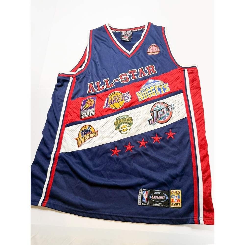 Vintage 2004 NBA All-Star Jersey & Shorts Set UNK Western Conference Y2K XL